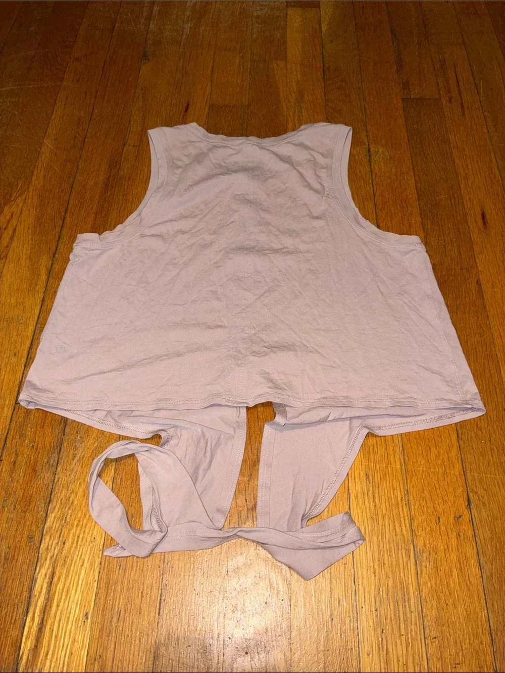 Lululemon Time To Restore Tie Tank Top in Smoky Blush Pink, Women’s size 6